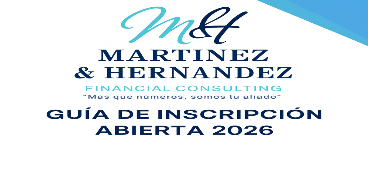 !Llega la Temporada de Inscripción Abierta 2026!